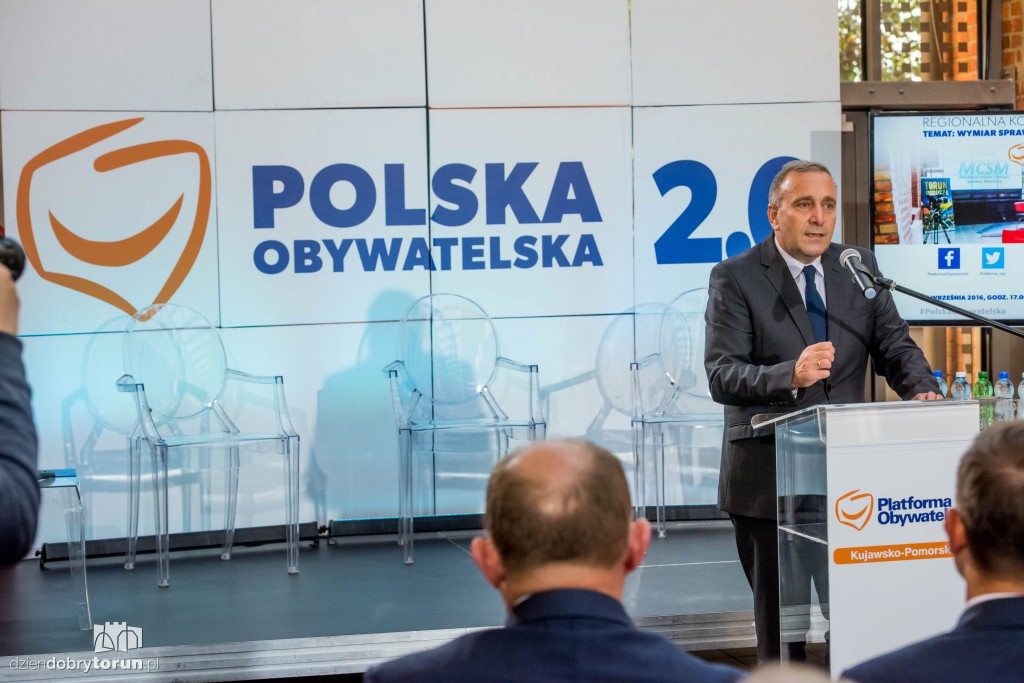 Liderzy PO na konwencji w Toruniu