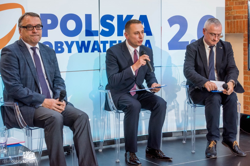 Liderzy PO na konwencji w Toruniu