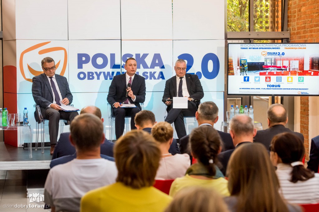 Liderzy PO na konwencji w Toruniu