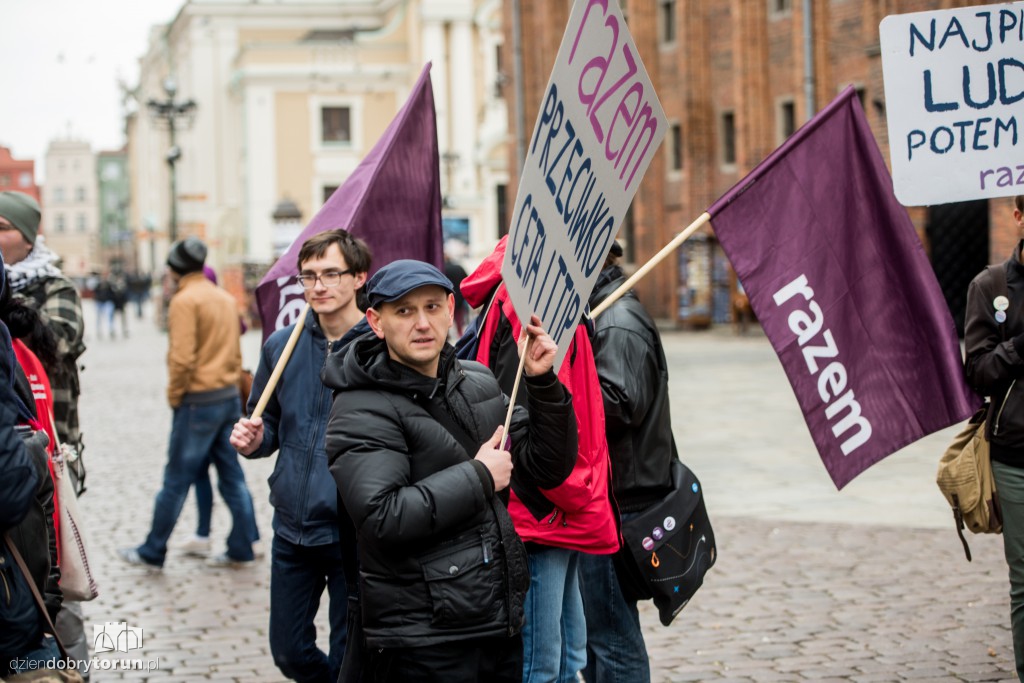 Torunianie przeciw CETA i TTIP