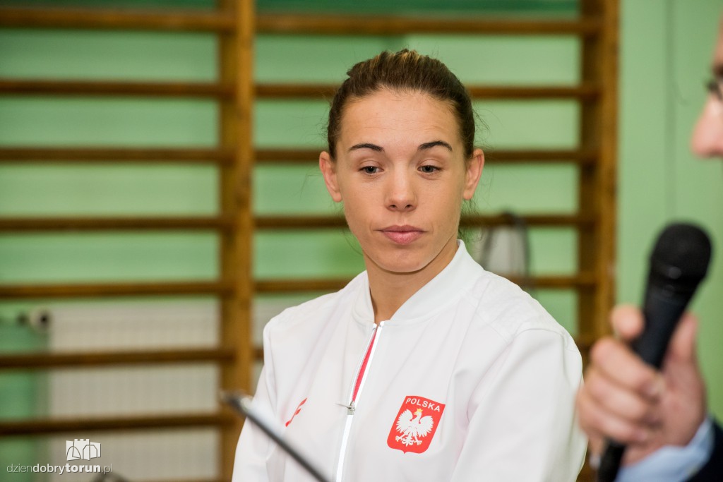 Magdalena Fularczyk w SP nr 10