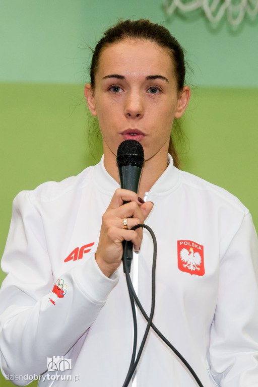 Magdalena Fularczyk w SP nr 10