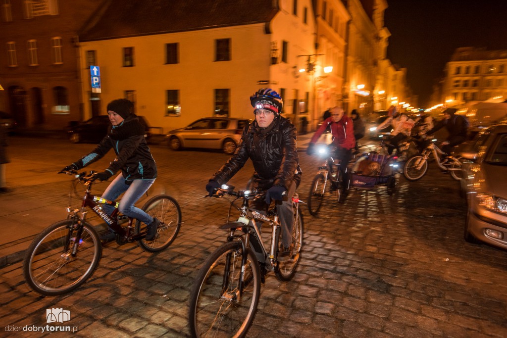 Masa krytyczna przejechała przez Toruń