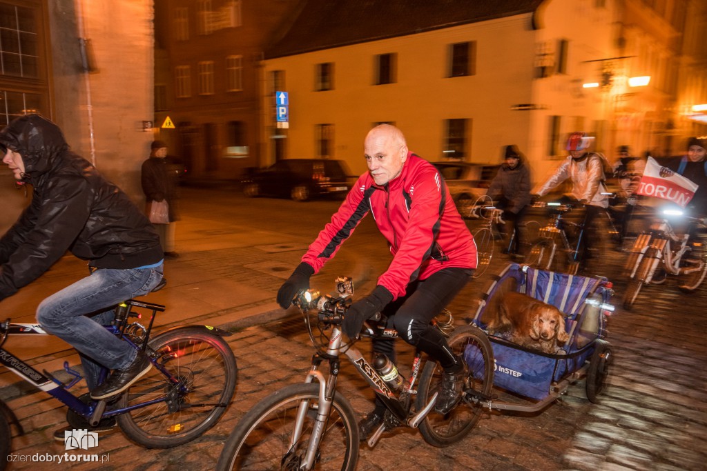 Masa krytyczna przejechała przez Toruń