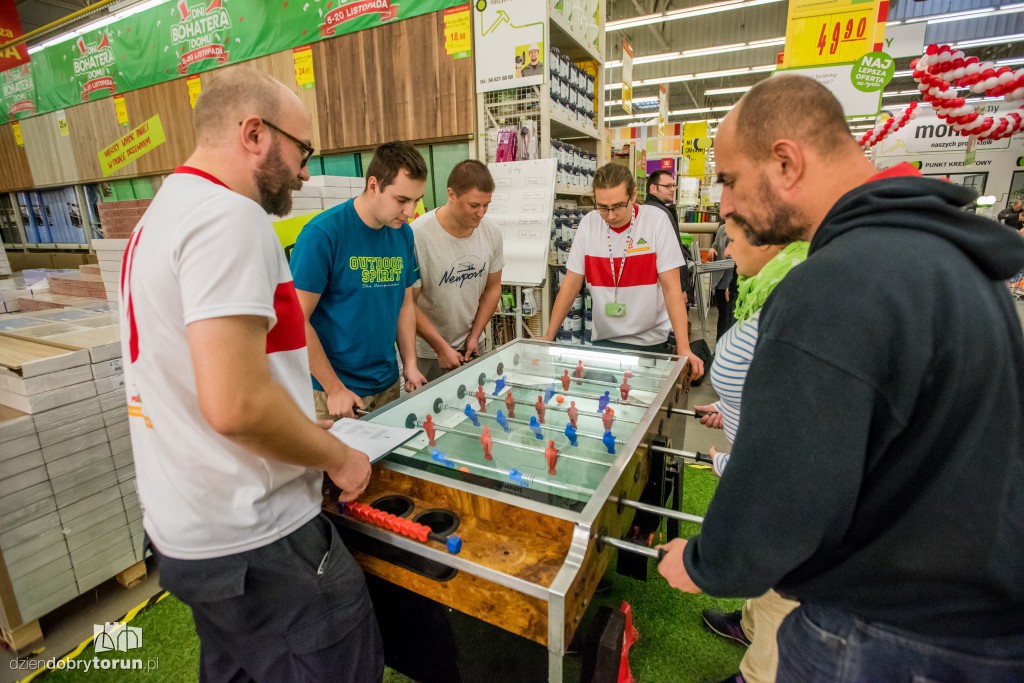 Turniej piłkarzyków w Leroy Merlin