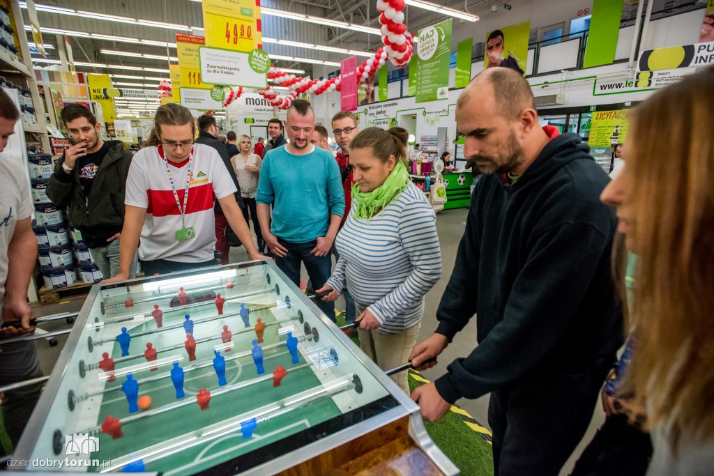 Turniej piłkarzyków w Leroy Merlin