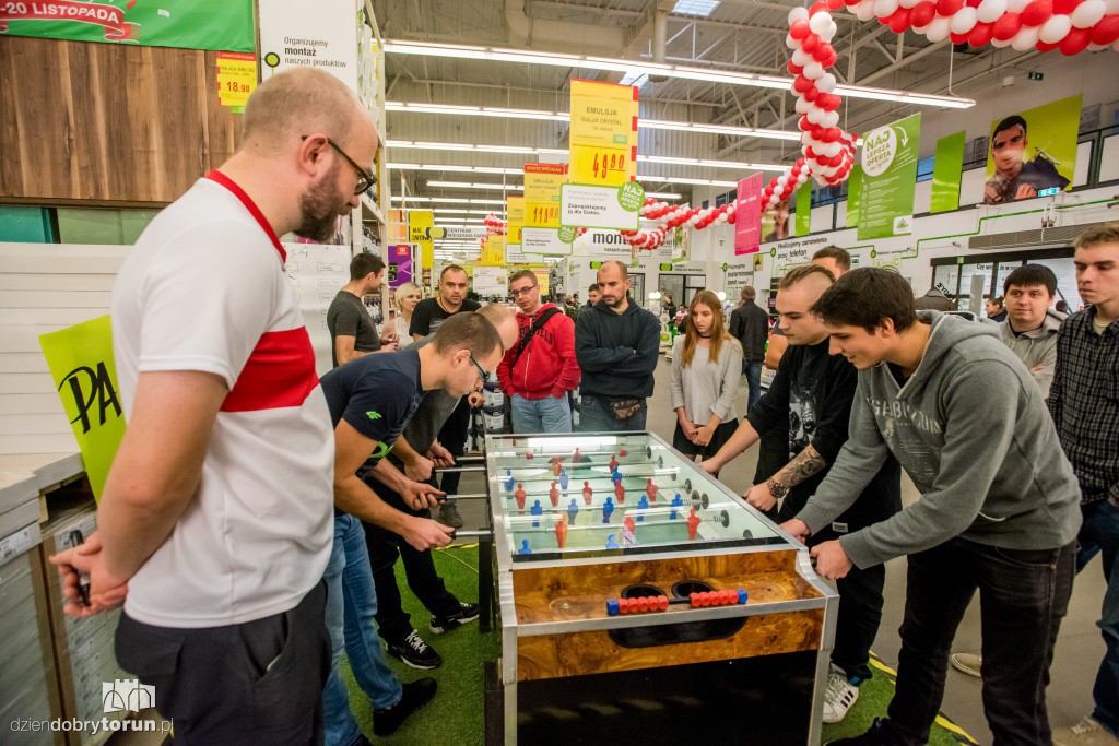 Turniej piłkarzyków w Leroy Merlin