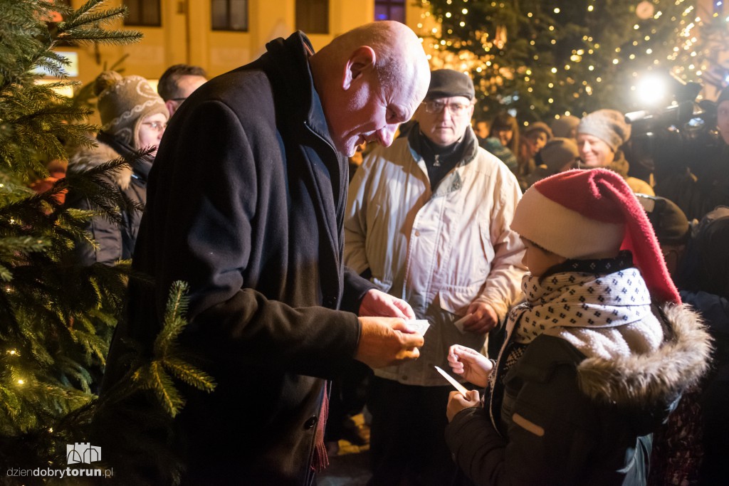 Wigilijne spotkanie na rynku