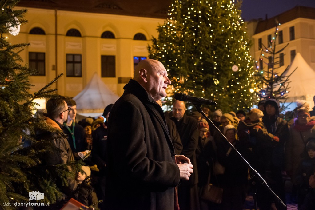 Wigilijne spotkanie na rynku