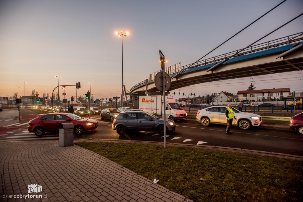 Środowa awaria ciężarówki i wielkie korki
