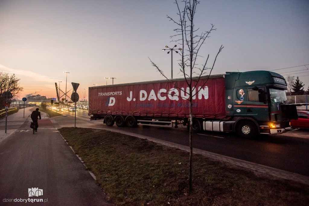 Środowa awaria ciężarówki i wielkie korki