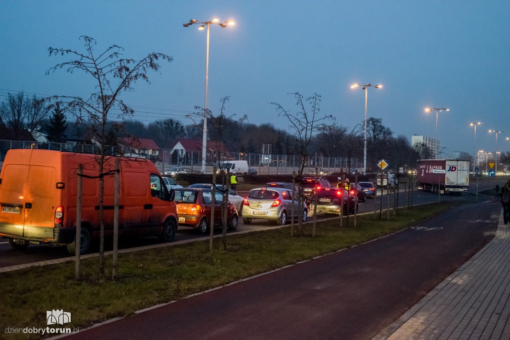 Środowa awaria ciężarówki i wielkie korki