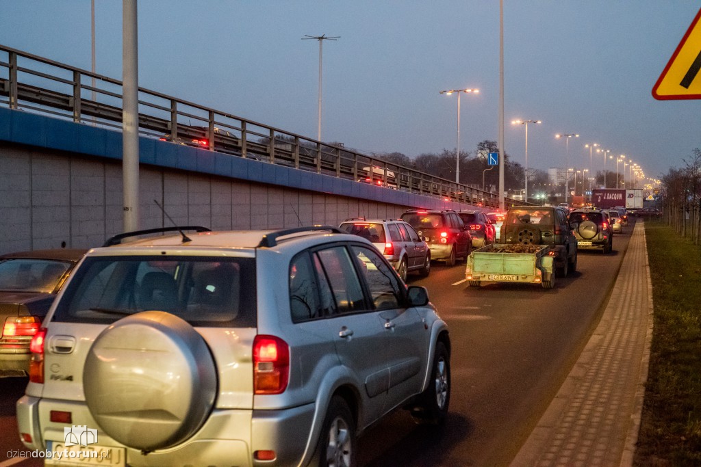 Środowa awaria ciężarówki i wielkie korki