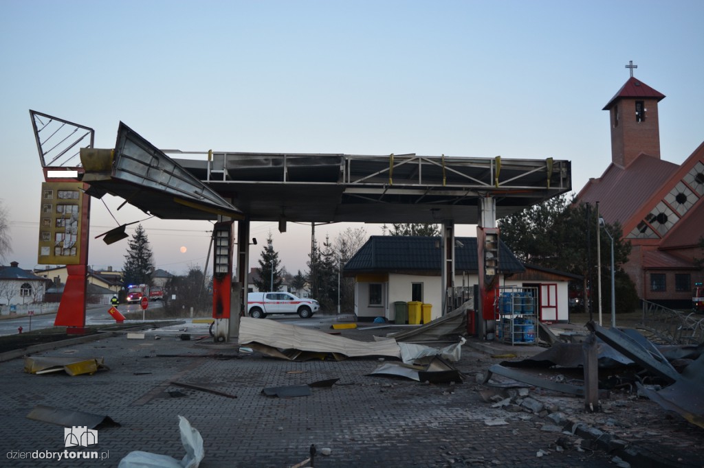 Wybuch na stacji benzynowej