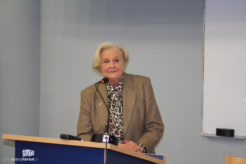 Ewa Łętowska na spotkaniu w WSB