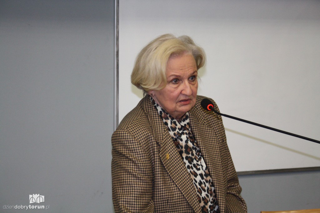 Ewa Łętowska na spotkaniu w WSB