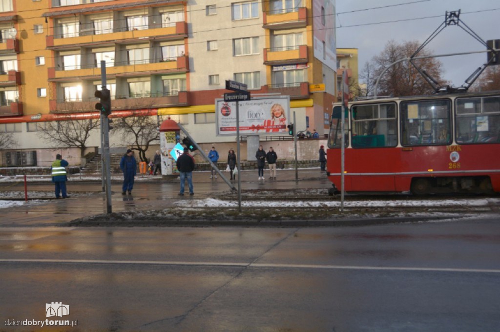 Wypadek przy ul. Kraszewskiego