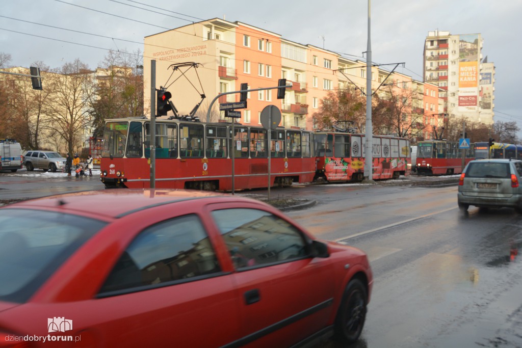 Wypadek przy ul. Kraszewskiego