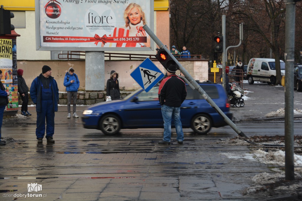 Wypadek przy ul. Kraszewskiego