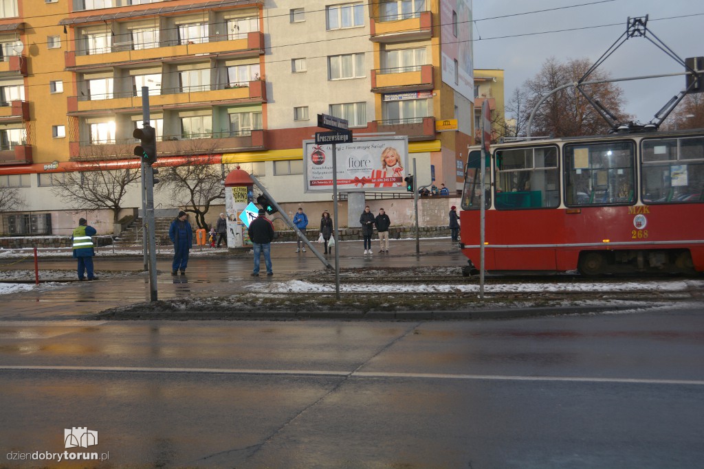 Wypadek przy ul. Kraszewskiego