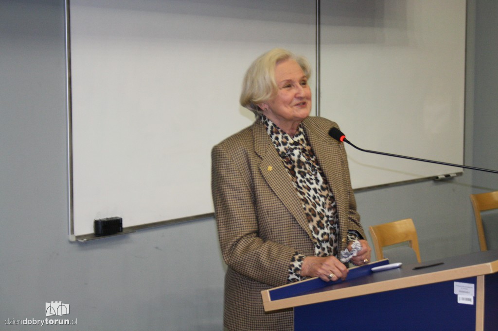 Ewa Łętowska na spotkaniu w WSB