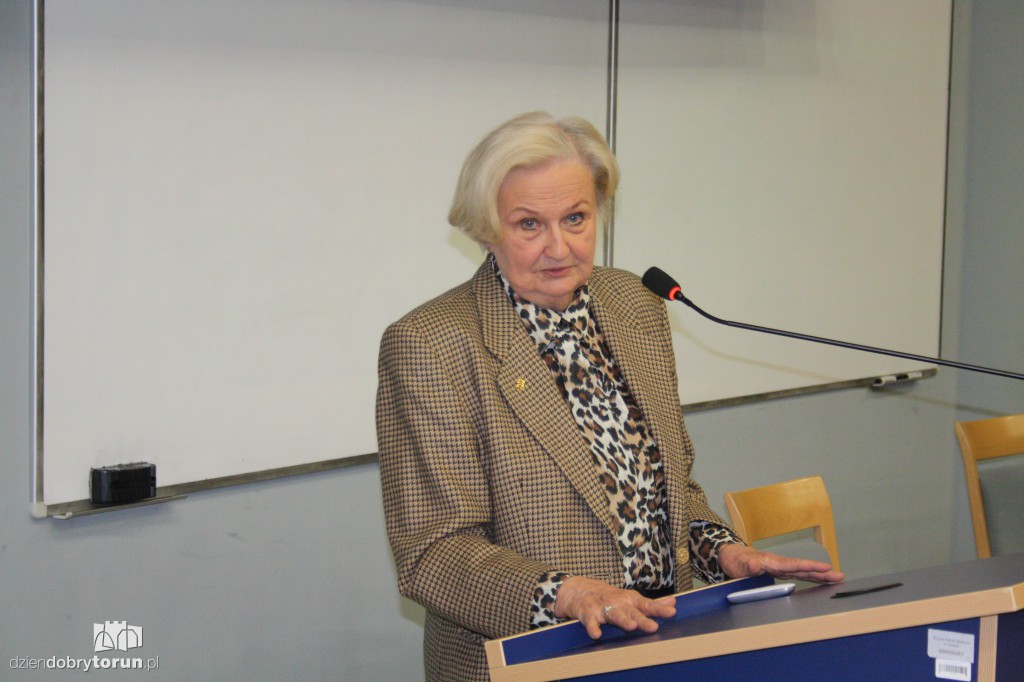Ewa Łętowska na spotkaniu w WSB