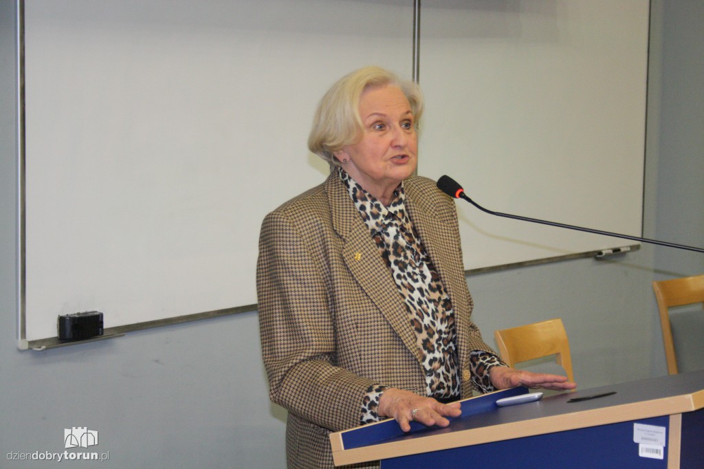Ewa Łętowska na spotkaniu w WSB