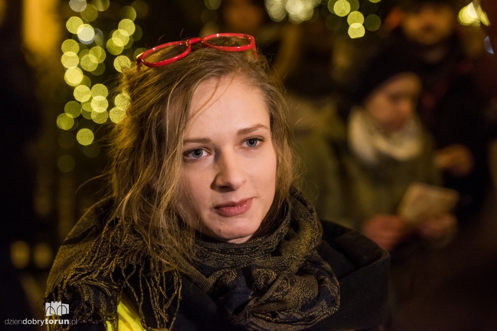 Protest studentów w Toruniu