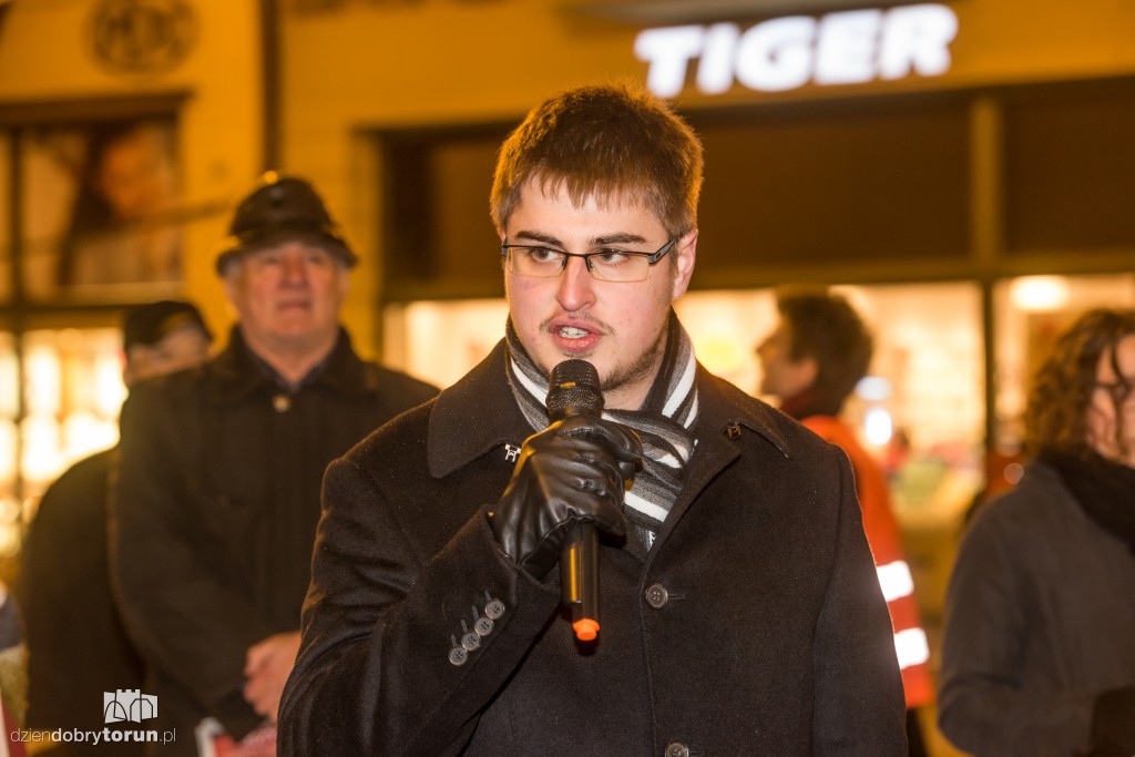 Protest studentów w Toruniu