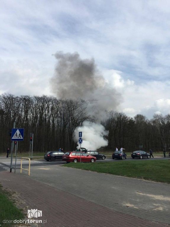 Auto płonęło przy ul. Olimpijskiej