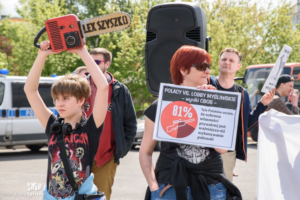 Demonstracja w obronie zwierząt