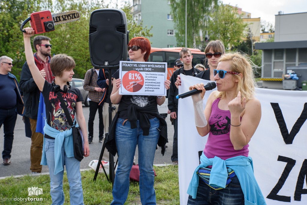 Demonstracja w obronie zwierząt