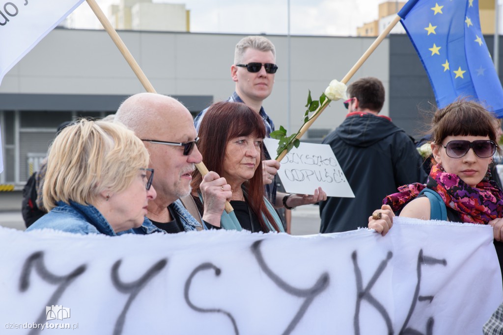Demonstracja w obronie zwierząt