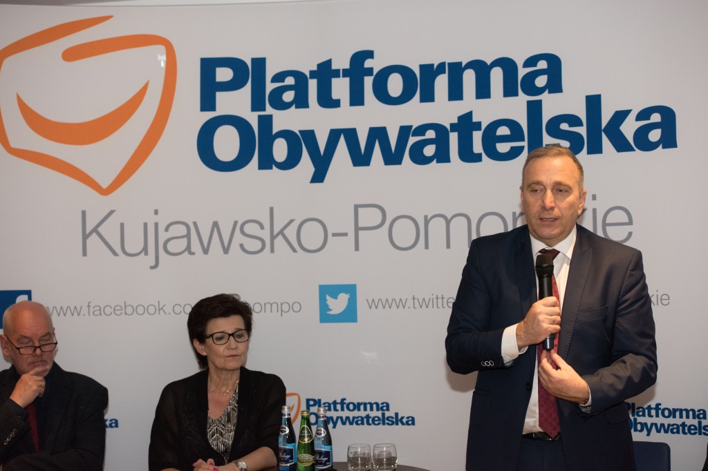 Uśmiech Schetyny w Toruniu