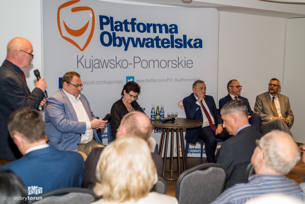 Uśmiech Schetyny w Toruniu