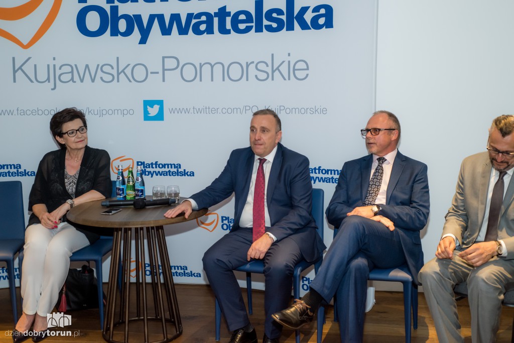 Uśmiech Schetyny w Toruniu