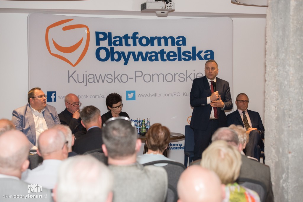 Uśmiech Schetyny w Toruniu