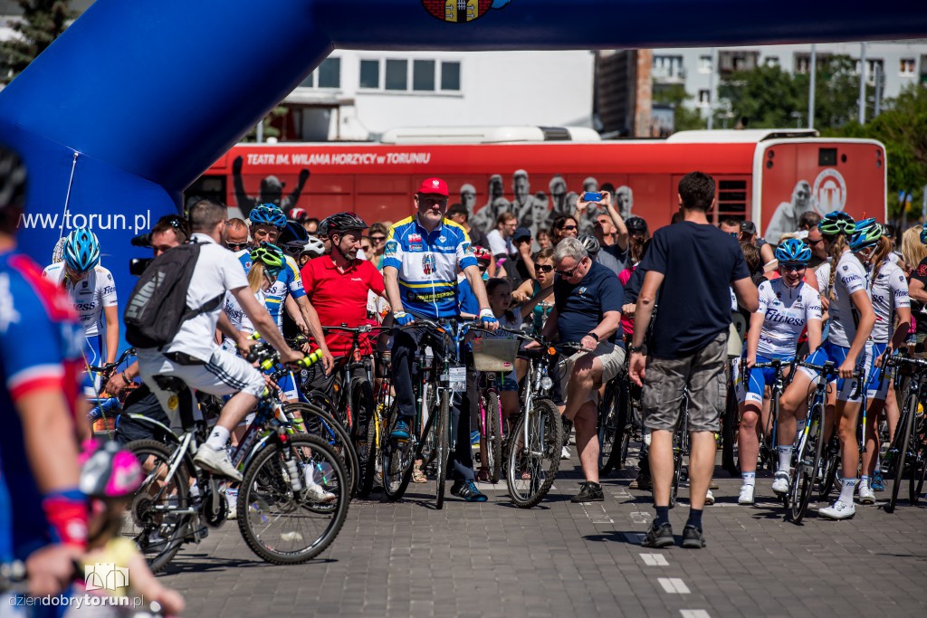 Toruń kręcił kilometry na rowerach