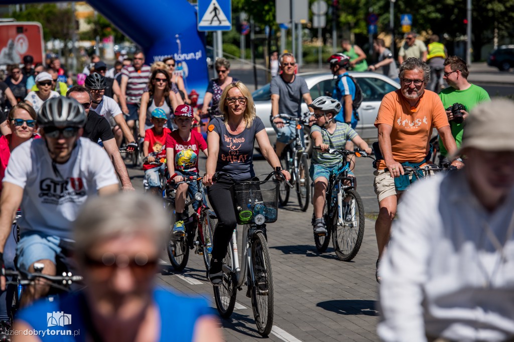 Toruń kręcił kilometry na rowerach