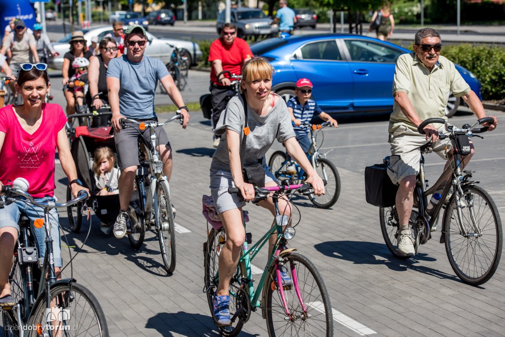 Toruń kręcił kilometry na rowerach