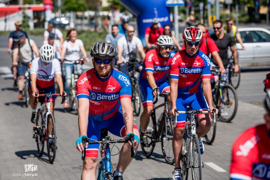 Toruń kręcił kilometry na rowerach