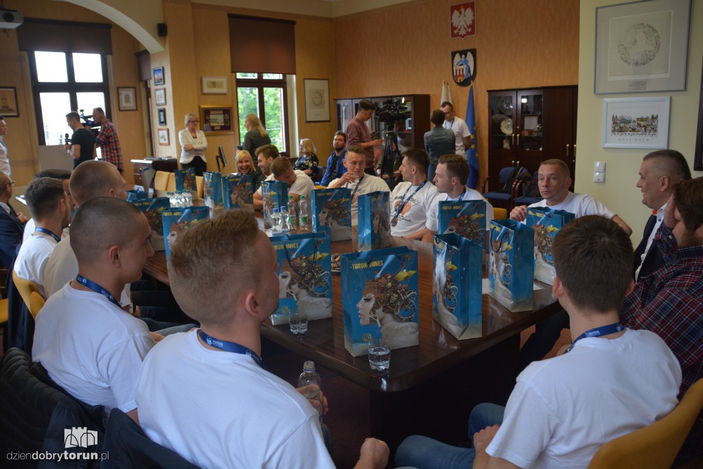 FC Toruń na spotkaniu z prezydentem
