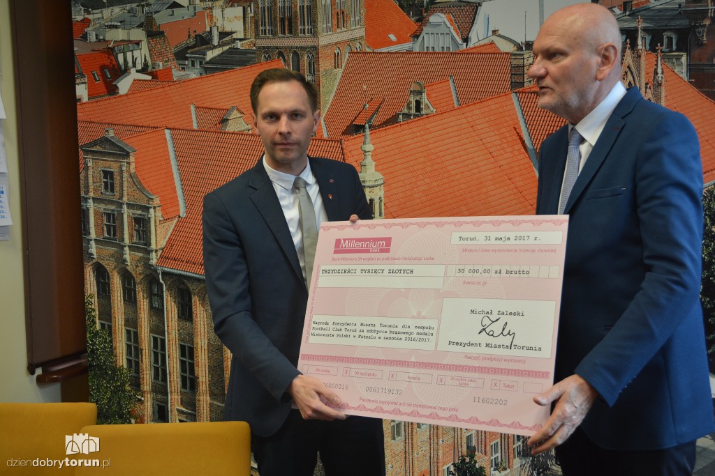 FC Toruń na spotkaniu z prezydentem