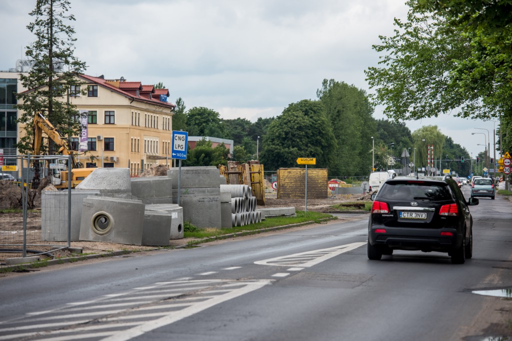 Piach i beton na Szosie Chełmińskiej