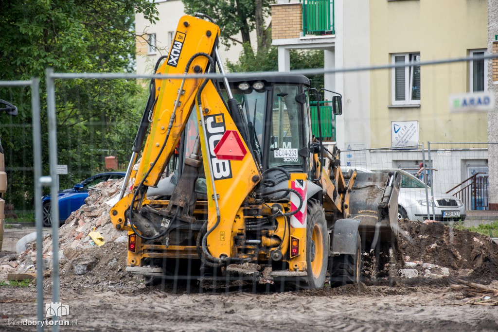 Piach i beton na Szosie Chełmińskiej