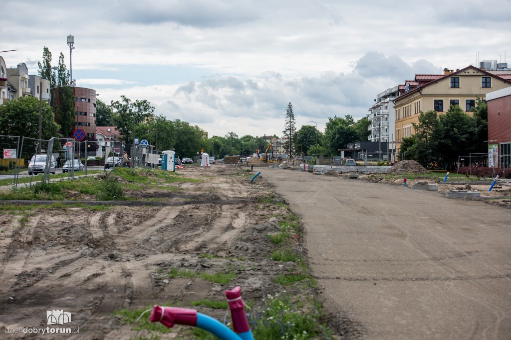 Piach i beton na Szosie Chełmińskiej