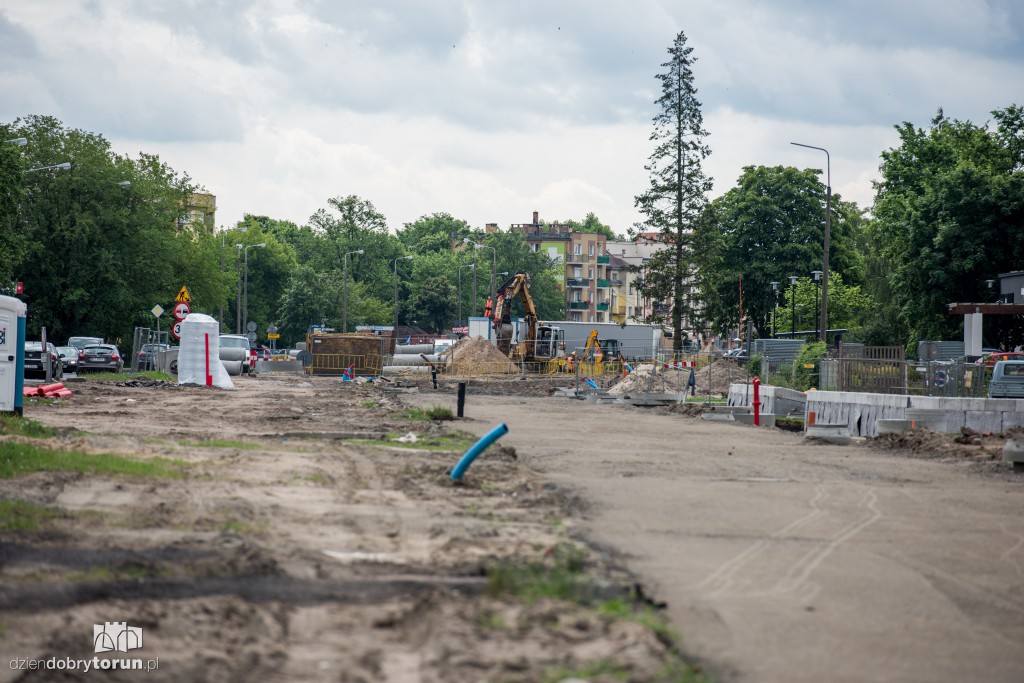 Piach i beton na Szosie Chełmińskiej