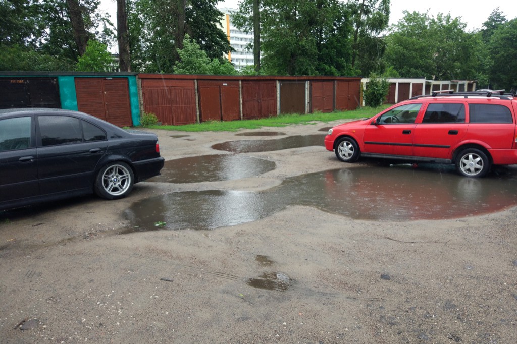 Koszmarne rozwiązanie parkingowe