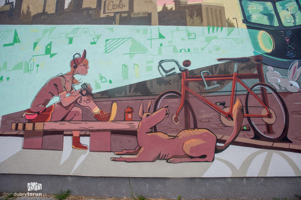 Toruńskie blokowiska pełne murali