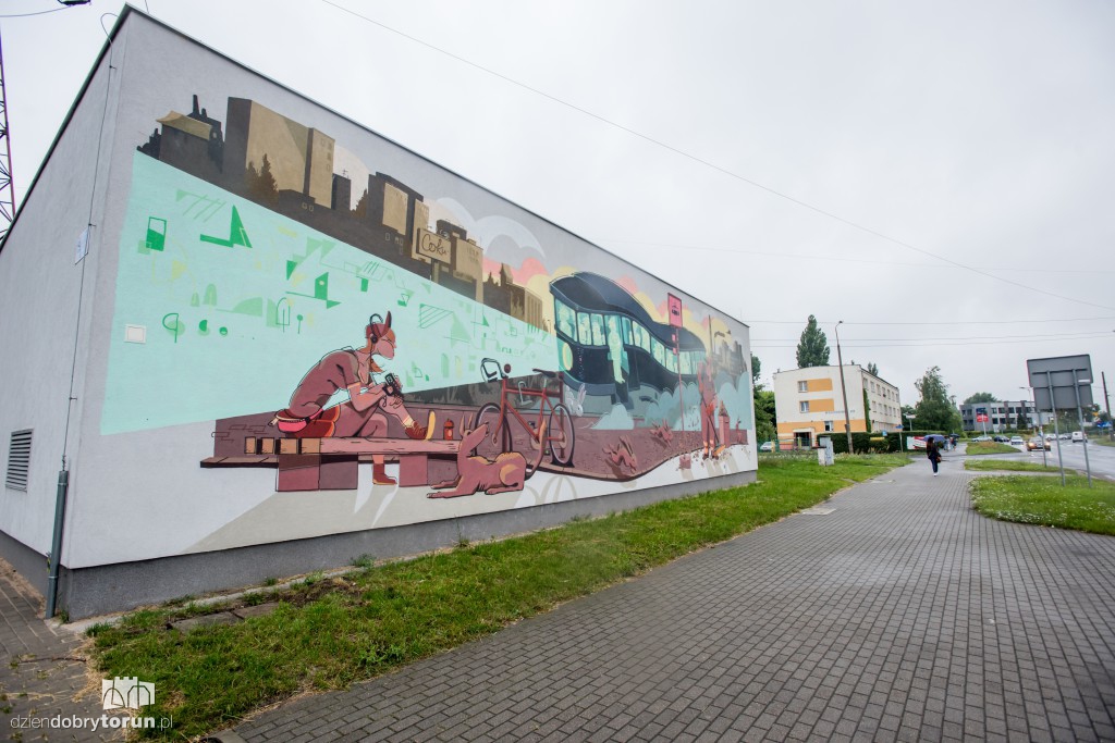 Toruńskie blokowiska pełne murali